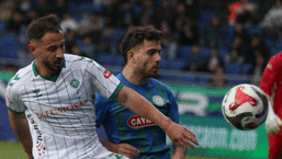 Süper Lig'de Rizespor, Konyaspor'u 3 golle geçti