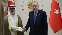 Cumhurbaşkanı Erdoğan, Kuveyt Dışişleri Bakanı Sabah'ı kabul etti