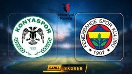 Konyaspor-Fenerbahçe maçında 11'ler belli oldu!