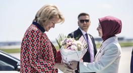 Belçika Kraliçesi Mathilde İstanbul’da! 428 kişilik heyet Türkiye’ye indi