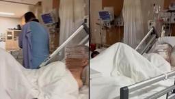 Yoğun bakımda skandal! Doktor ve hemşireleri gözaltına aldıran görüntü