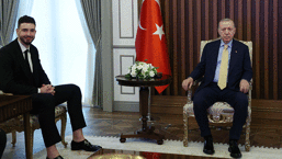 Cumhurbaşkanı Recep Tayyip Erdoğan, Milli basketbolcu Alperen Şengün'ü kabul etti