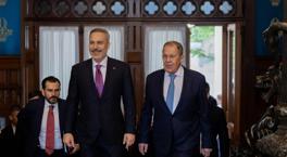 Dışişleri Bakanı Hakan Fidan, Moskova'da Rus mevkidaşı Lavrov ile bir araya geldi