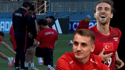 A Milli Takım'da Paraguay öncesi taktik çalışma! Montella, Yunus Akgün ve Kerem Aktürkoğlu ile özel görüştü