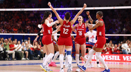Voleybol Milletler Ligi'nde Filenin Sultanları, Fransa'yı da set vermeden mağlup etti!