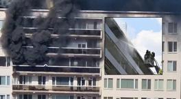 Belçika'da 10 katlı binada korkunç yangın! Çok sayıda ölü ve yaralı var