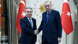 Cumhurbaşkanı Erdoğan, Kırgızistan Dışişleri Bakanı Ceenbek Kulubayev'i kabul etti