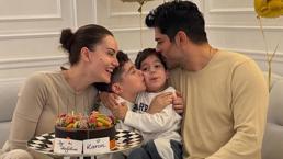 Fahriye Evcen paylaştı! Mutlu aile tablosuna beğeni yağdı