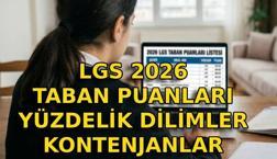LGS TABAN PUANLARI 2026 BELLİ OLDU MU? 🚩LGS taban puanları ve yüzdelik dilimler açıklandı mı? LGS Fen Lisesi, Anadolu Lisesi, Anadolu İmam Hatip Lisesi taban puanları-yüzdelik dilimleri ve kontenjanları listesi