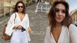 Uzak Şehir'in Nare'si paylaştı! Sahra Şaş'ın İtalya pozlarına beğeni yağdı
