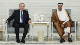Cumhurbaşkanı Erdoğan, Katar Emiri Temim'e taziyelerini iletti