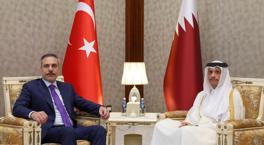 Dışişleri Bakanı Hakan Fidan, Katar Başbakanı ve Dışişleri Bakanı Al Sani ile görüştü