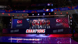 TFF ve üç büyüklerden A Milli Kadın Voleybol Takımı'na tebrik