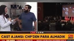 CHP'de 'paralı figüran' tartışması! Cast ajansı sahibi CNN Türk'te açıkladı: 950 TL gönül alma parasıydı