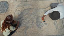 Ancient Roman mosaic uncovered at Tralleis in western Türkiye
