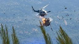 Yunanistan'da yangın söndürme helikopterleri çarpıştı; 2 ölü 2 yaralı