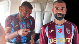 Yeni transfer Mohamed Salah Trabzonspor formasını giydi! Taraftara ilk mesaj geldi