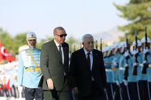 Mahmud Abbas Ankara'da! Cumhurbaşkanı Erdoğan'dan resmi karşılama