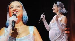 Melike Şahin'den Harbiye'de duygusal veda! 'Oğlum karnımda son konserim'