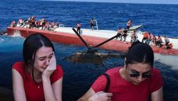 Girne'de batan yolcu gemisi sonrası acı dolu bekleyiş! Kahreden sözler: İki çocuğum can yeleksiz gitti