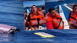 Girne'de kaybolan 20 kişi aranıyor: Batık gemi 550 metrede tespit edildi