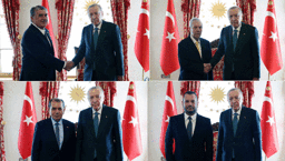 Cumhurbaşkanı Recep Tayyip Erdoğan, 4 büyüklerin başkanlarını kabul etti