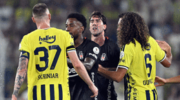 Fenerbahçe - Beşiktaş derbisinde ortalık karıştı! Vlahovic ve Skriniar arasında gerginlik