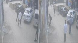 Araya giren genç bıçaklı saldırıya uğradı! Saldırgan sevgilisiyle kayıplara karıştı... Dehşet anı kamerada