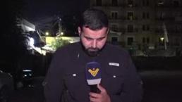 Canlı yayında korkunç anlar: Lübnanlı muhabir İsrail hava saldırısının hedefi oldu