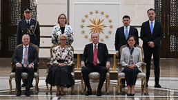 Erdoğan, büyükelçilerin güven mektuplarını kabul etti