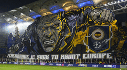 Fenerbahçe'den göz kamaştıran koreografi!