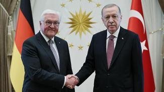Erdoğan, Almanya Cumhurbaşkanı Steinmeier ile telefonda görüştü