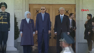 Erdoğan Kazakistan'da resmi törenle karşılandı