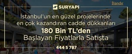 Sur Yapı Projelerindeki Cadde Dükkanları...