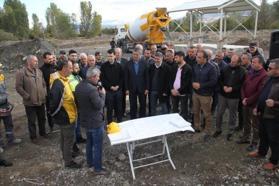 Suşehri'nde mezbahane temeli atıldı