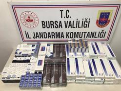 Bursa'da kaçak sigara operasyonu: 885 paket sigara ele geçirildi