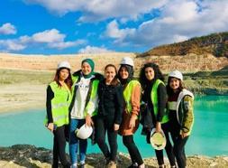 Hisarcık'ta, öğrenciler Bor İşletme Tesisi'ni gezdi