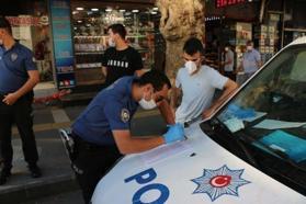 Adıyaman’da polisten maskesiz gezenlere ceza