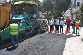 Balıkesir'de asfalt çalışmaları sürüyor