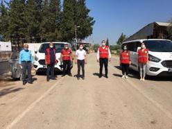 Kızılay’dan Kumlu’da karantinaya alınan mahalle sakinlerine destek