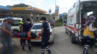 Andırın'da trafik kazası: 2 yaralı