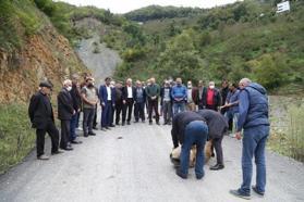 Ordu'da yol hayalleri gerçekleşen vatandaşlar, kurban kesti