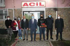 Yeni yıla görevi başında girenleri unutmadılar