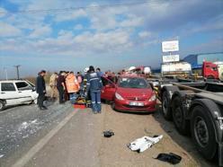 Erzin'de trafik kazası: 3 yaralı