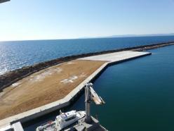 Enez Deniz Gümrük Kapısı rıhtım inşaatı tamamlandı