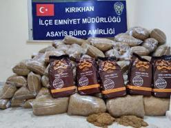 Kırıkhan'da 850 kilo kaçak tütün ele geçirildi