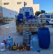 Saray'da sahte içki operasyonu: 4 gözaltı