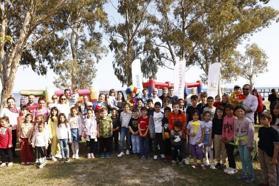 YK Enerji, Milas'taki depremzede çocuklar için 23 Nisan şenliği düzenledi