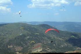 Çankırı'da yamaç paraşütü yarışması