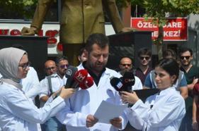 Sakarya'da veteriner hekimler 1 günlüğüne iş bıraktı